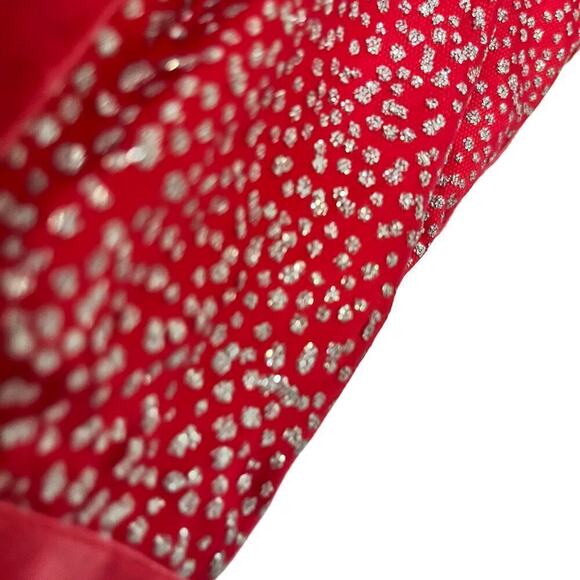 ModCloth Collectif Haute Holiday Party Swing Dress Size 6 Pink Tulle Glitter NEW - Picture 12 of 13